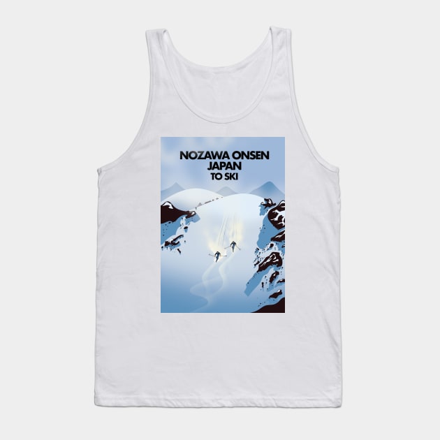 Nozawa Onsen Japan ski Tank Top by nickemporium1